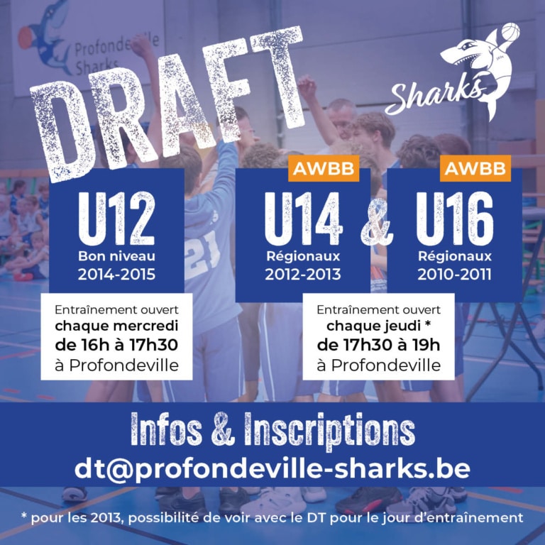 Draft U12 – U14 – U16